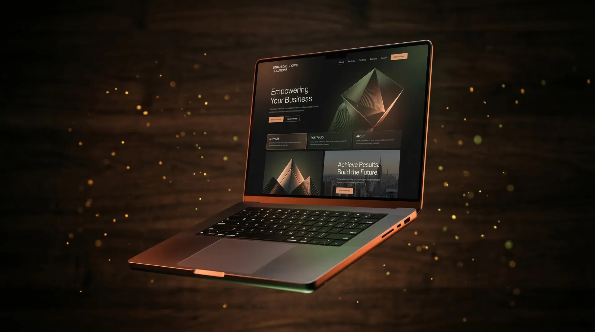VGSites web design mockup